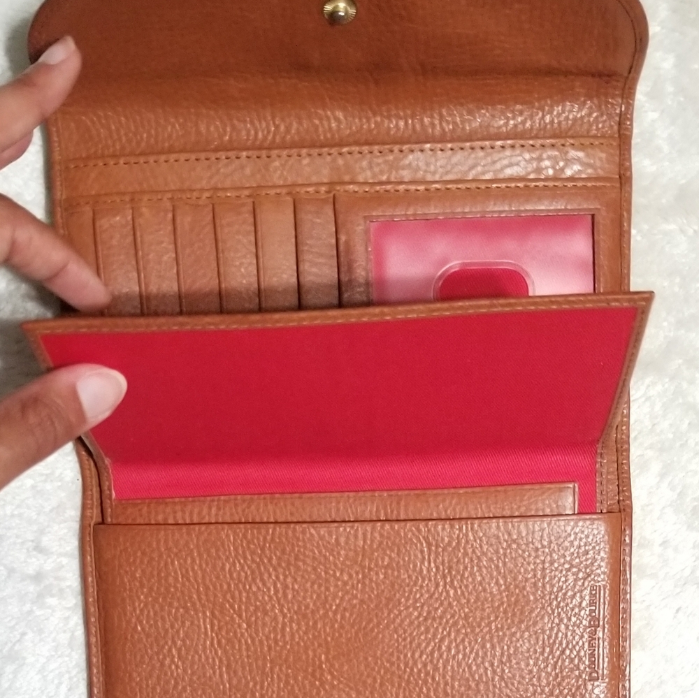 Dooney & Bourke Billfold/checkbook Black and Gold Wallet - Picture 6 of 13